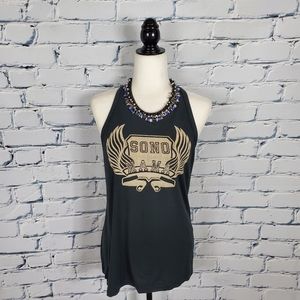 3.1 Phillip Lim Sono Mama Beaded Neck Tank Top